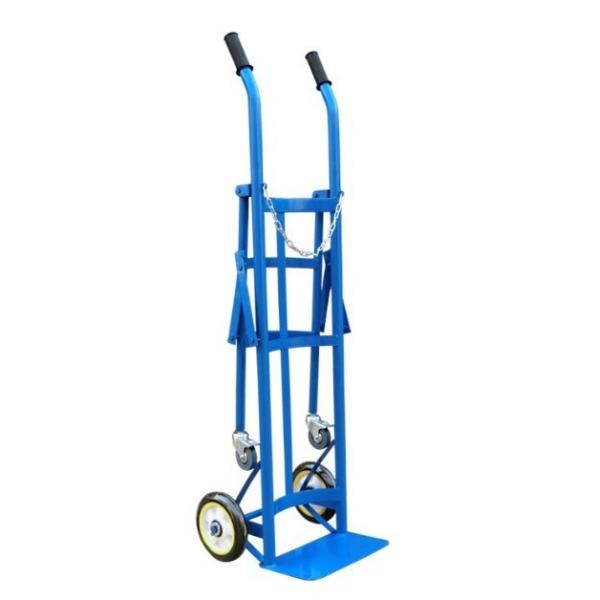Wellcare Medical Oxygen Cylinder Cart, Chrome, 12 Cylinder