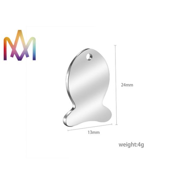 SS304 выгравировало шарм ожерелья рыб