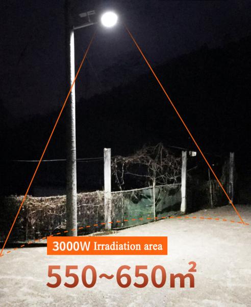 IP65 Rating Agricultural Equipment 2000W Led Solar Street Light Customization