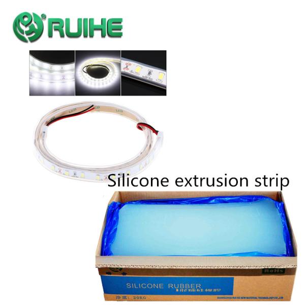 Oil Resistance Transparent Liquid Silicone Rubber / Silicone Rubber Extrusion Capabilities