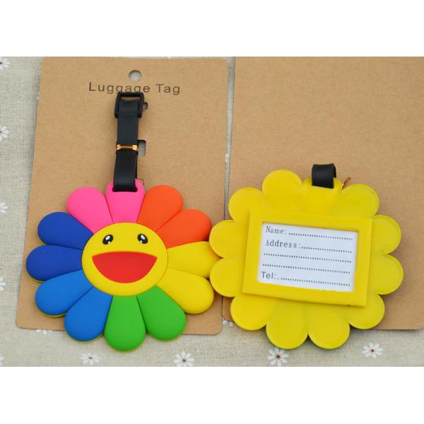 2018 factory promotion pvc rubber luggage tag best selling custom luggage tag OEM