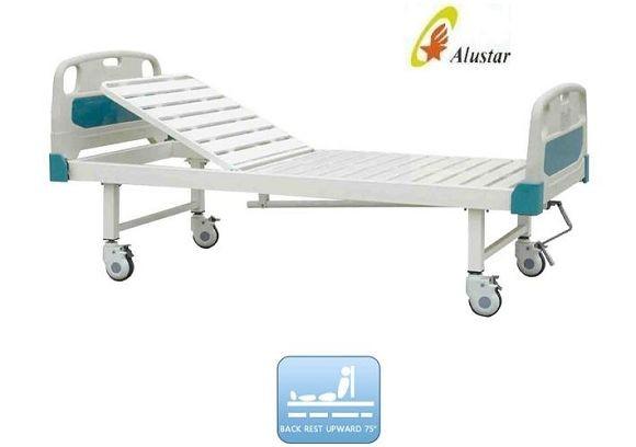 1 Crank Medical Manual Hospital Beds With One Funtion Lock Castors (ALS-M104)