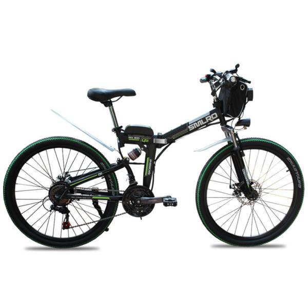48V 24 Inch Electric Bike 1000 Watt SHIMANO 21Speed Geared 6061Alu Frame