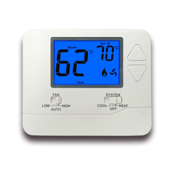 Riseem 24V Plage de contrôle de température 44°F à 90°F Thermostat PTAC filaire pour le chauffage de la température ambiante pour systèmes de chauffage