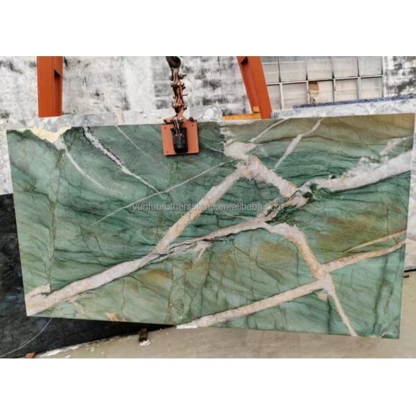 Natural Stone Brazil Marble Backlit Sodalite Green Quartzite for Bedroom Design Ideas