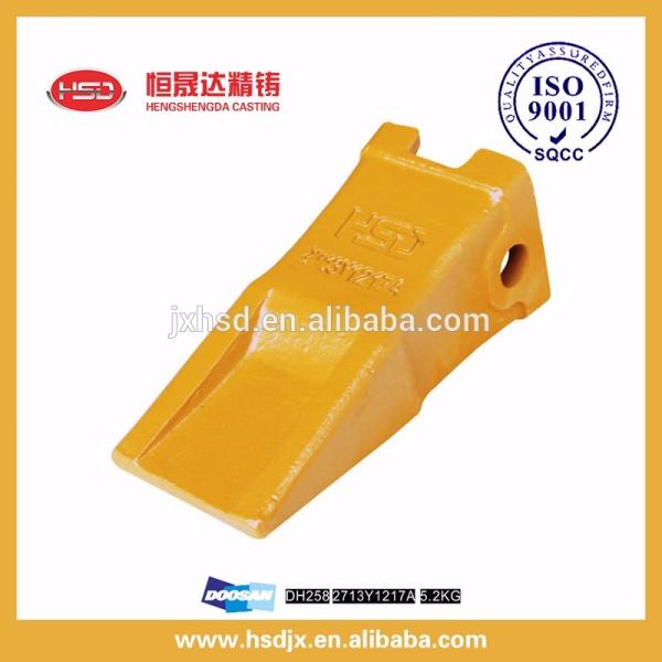 Китайский завод поставщик широкие и разрывные рот тип строительных машин части экскаватора ведра зубы/кончики/точка зуба 2713Y1217