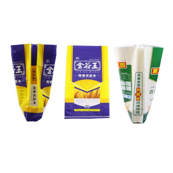 Bopp Laminated Woven Polypropylene Packaging Bags Sacks , 25Kg PP Woven Bags