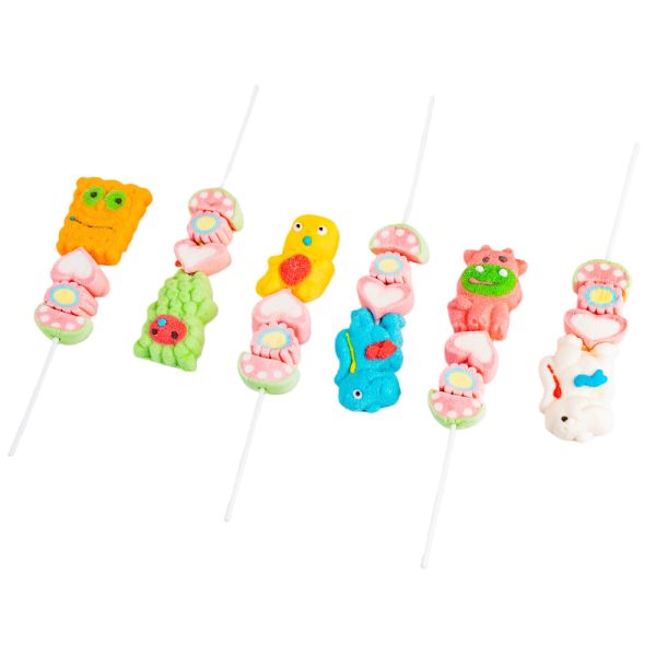 Cartoon Shape Marshmallow Children's Snacks Sweet Cream Coated Soft Cotton Candy