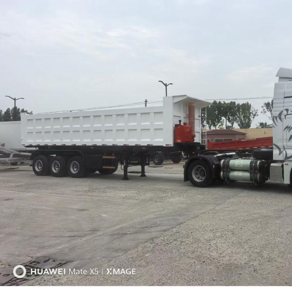 3 Axles Tipper Cargo Truck Trailer Transport Tipping Trailer Side Dump for Transportation