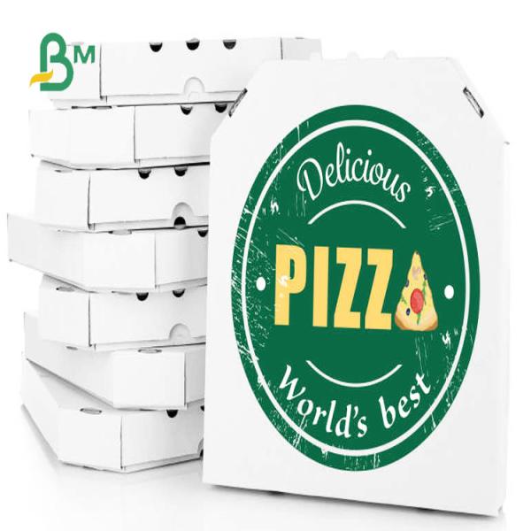 Food Grade Double white One side coated food board for Pizza Box Grado alimenticio Placa de comida con recubrimiento de una sola cara de color blanco doble para cajas de pizza