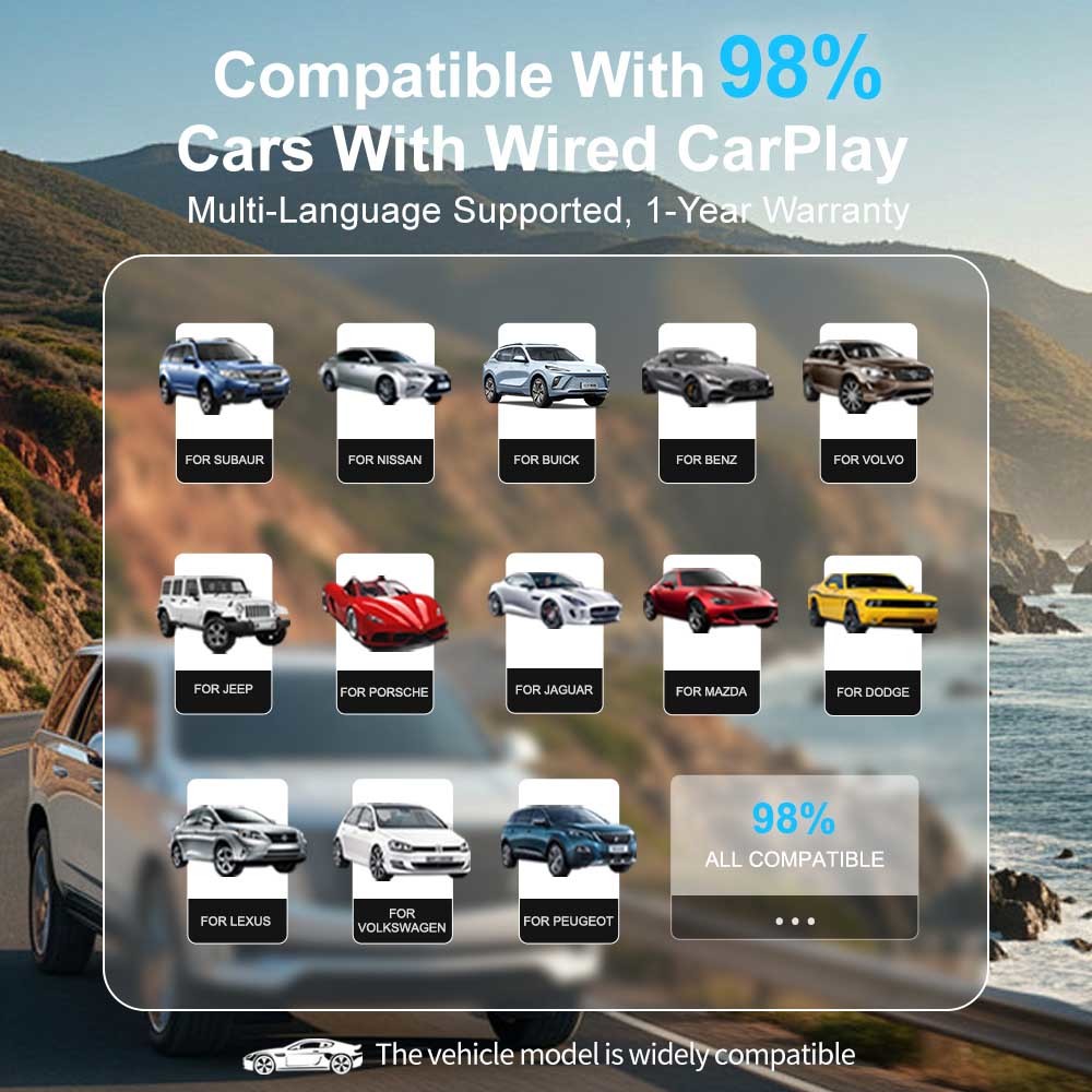 Wired Smart Box Android Auto CP AA AI CarPlay for Taycan 718 CAYMAN