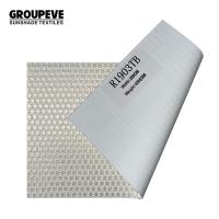 Tecido de cortina de escurecimento persianas romanas Jacquard Roller Shade Tecido texturizado