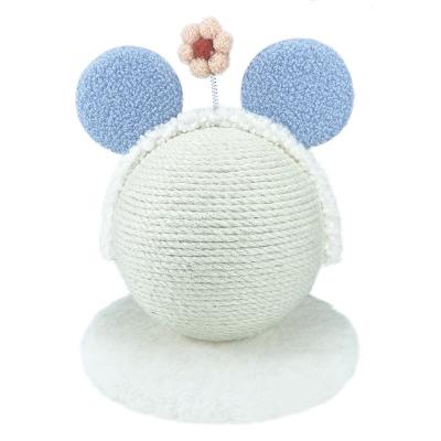 33CM 12.99IN Pet Plush Toys Cat Scratch Ball Toy For Sharpening Claws