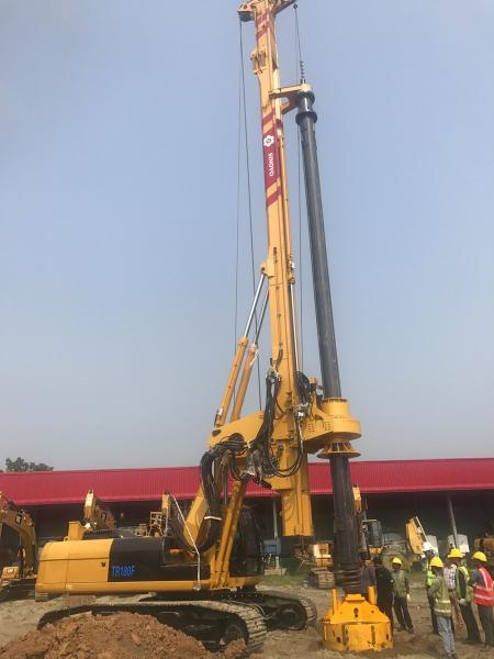 Real-time Data Display Rotary Drilling Rig Portable Micro Hydraulic Piling Rig Machine TR180F