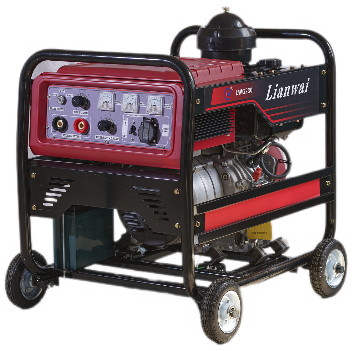 генератор 210A с приводом от двигателя аппарата для дуговой сварки 3kW 220V дизельный сваривая
