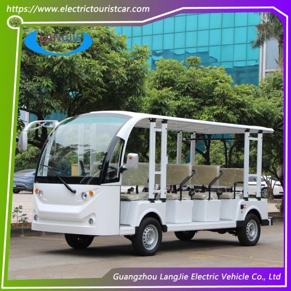 72V 7.5KW 大学電気観光車 11席 バッテリー 6v * 12pcs 観光車のレンタ
