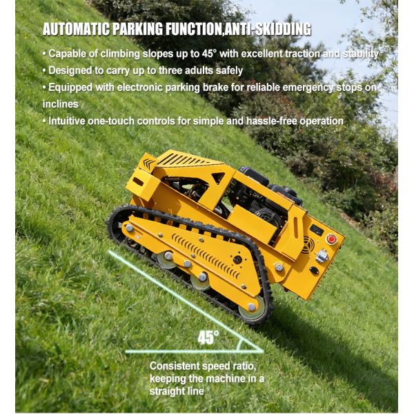 Professional Flail Mower with Sharp Cutting Blades, Perfect for Large Area Grass Trimming, Strong Power