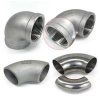Norme ANSI 45 90 fil de l'acier inoxydable du coude 304 de rue de degré 316