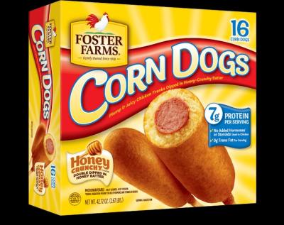 Customized Printing Handling Corndog Box for Environmentally Friendly Food Packaging