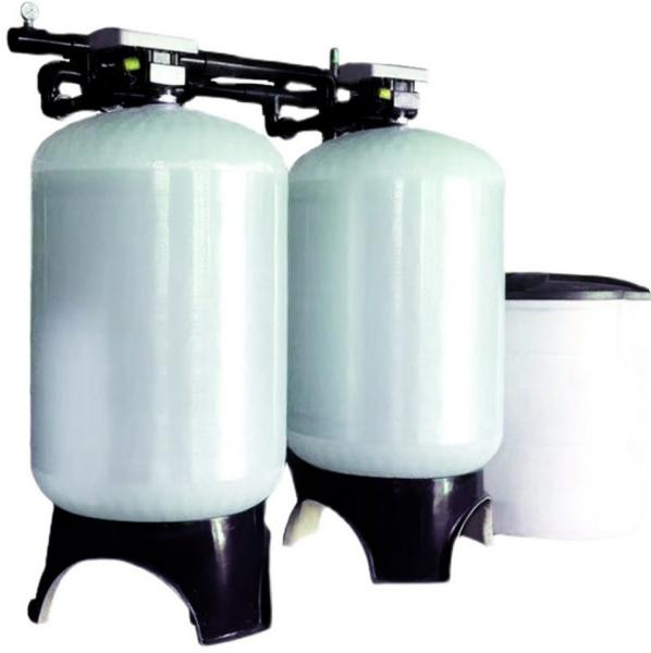 Automatic PLC Control Water Softener System With FRP Resin Tank Ion Exchange Resin