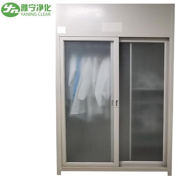 Powder Coating Steel Laminar Air Flow Garment Storage Cabinet Cleanroom Wardrobe