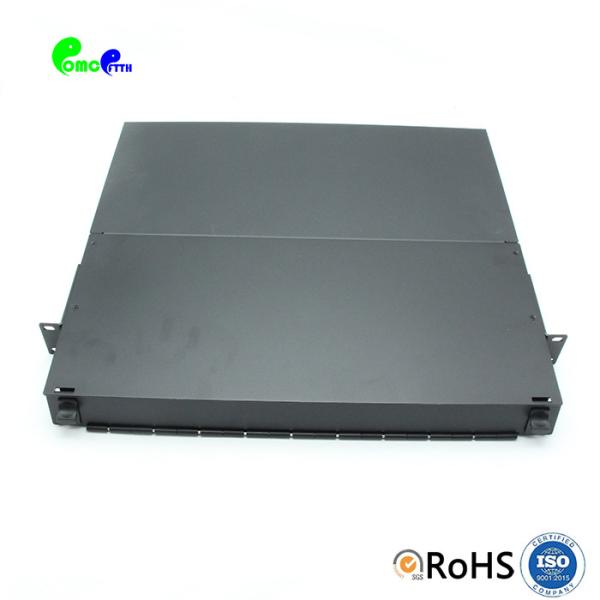 1U Fiber Optic MPO Patch Panel 4 Modules Type Fiber Distribution Frame