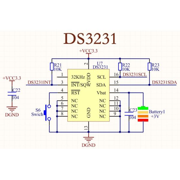 pcb printed circuit board arduino raspberry DS3231 pcb assemblies IC precision RTC real time clock memory memory module