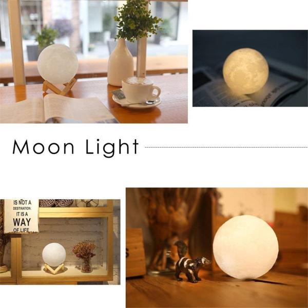 Smart Wi-Fi RGBCW Moon Lamp
