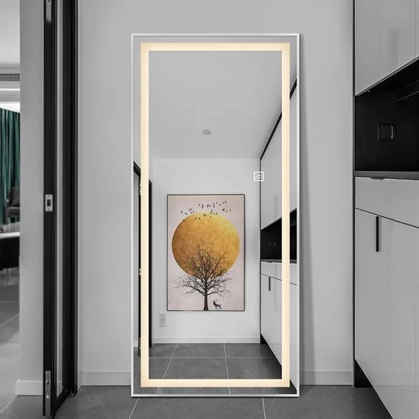 800 x 600mm LED Full Body Mirror Rectangle Full Length Mirror With Light