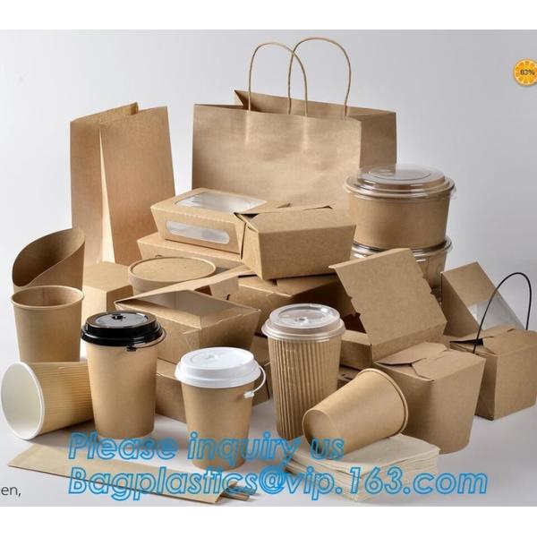 Eco Friendly, Oil Resistant, Salad Soup Rice Noodles Bowl, Bamboo Pulp, Disposable, Kraft Paper Bowl Lid
