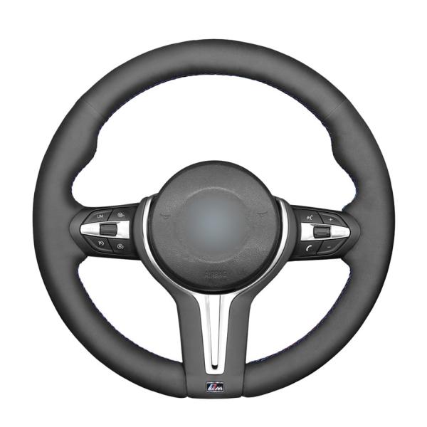 Sports Design Genuine Leather Steering Wheel Cover for BMW M2 M3 M4 M5 M6 X5 X6