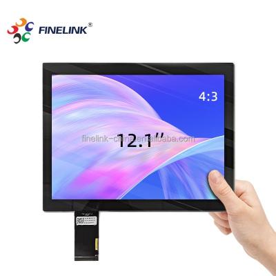 12.1 Inch Multi Touch Capacitive Touchscreen PCAP Glass Glass Structure