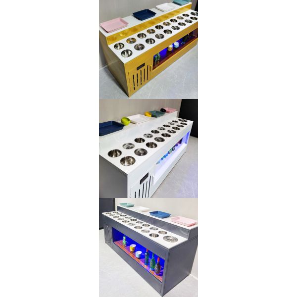 Malatang Hot Pot Open Display Fridge Restaurant Fresh Open Air Refrigerator