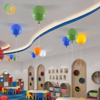 JYLIGHTING Modern Creative LED Children's Ceiling Light Colorful Balloon Pendant for School Kindergarten Bedroom
