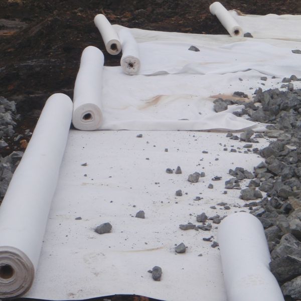 High Strength Continuous Filament Pet Non Woven Geotextile For Roadbed Reinforcement