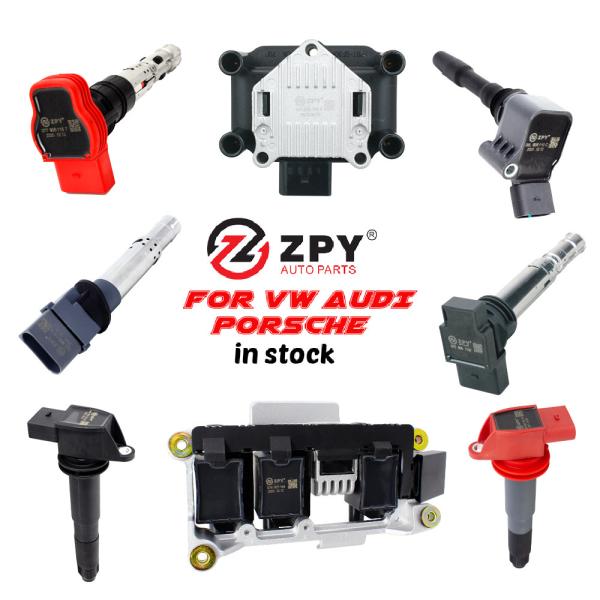 ZPY pièces automobiles prix d'usine bobine d'allumage pour Audi A1 A3 A4 A5 Q2 Q3, VW GOLF Jetta Polo siège 5.0 04E905110B 04C905110A