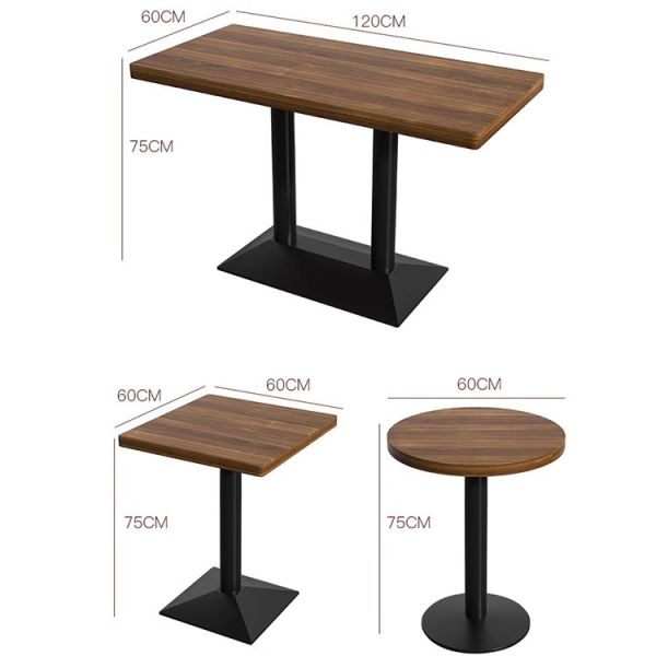 Modern Industrial Style Coffee Pizza Shop Pub bar Restaurant Wood Booth Sofa and Table Chairs Combination Furniture