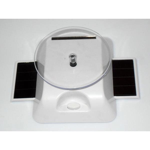 Customed logo 360 degree ABS Solar Rotary display use under the natural light