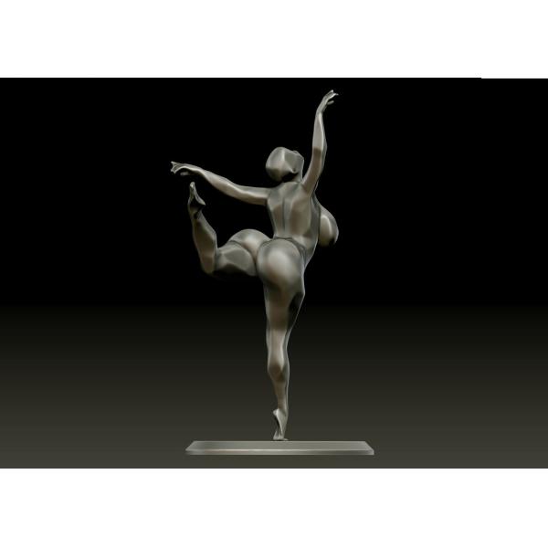 Садовое украшение Бронзовая скульптура древней женщины-ложки