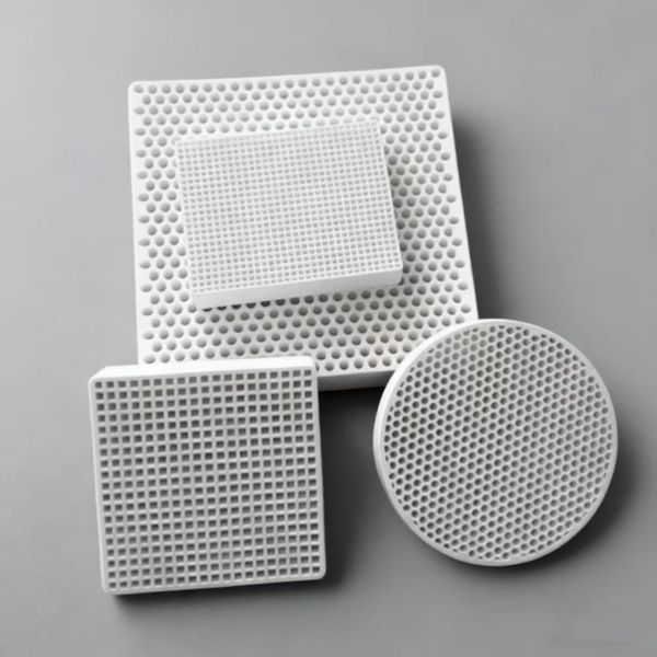 Round Square Foundry Alumina Ceramic Foam Filter with 80-90% Porosity and High Temperature Resistance