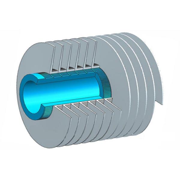 Knurled Aluminum Tubing DELLOK Tubo de aleta KL de acero inoxidable para intercambiador de calor