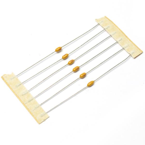 Multilayer Axial Leaded Type Capacitor 1nf Ceramic Capacitor 100V For Bypassing Curcuits