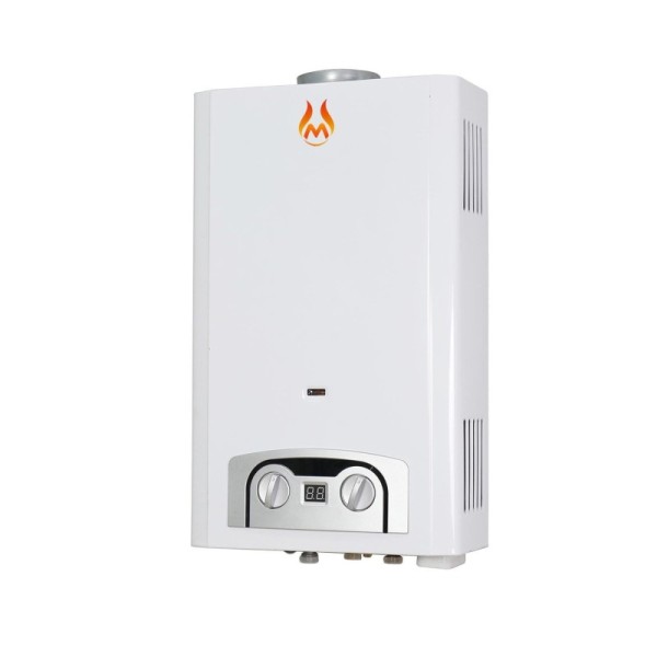 16 Liter Instant Gas Water Heater High Efficiency Copper Heat Exchanger LCD
