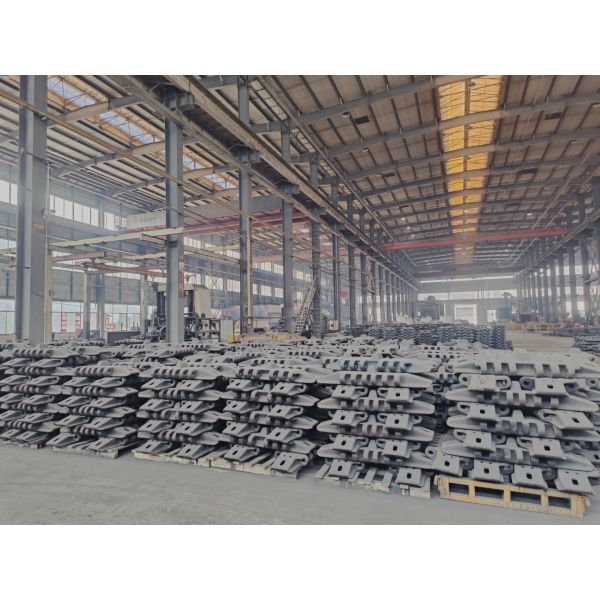 Premium Cast Steel Excavator Track Shoe with HRC 46-51 Hardness, ≥85J Impact Toughness, and ISO 9001 Certification