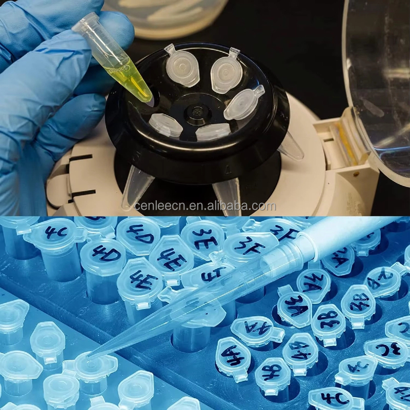 Factory Direct Laboratory Transparent Colorful Centrifugal Tube 0.2ml 0.5ml 1.5ml 2ml 10ml 15ml Micro Centrifuge Tube Pcr Tube