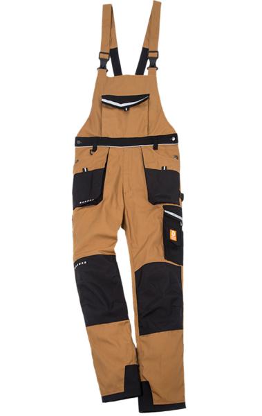Left Hammer Loop Mens Work Bib trousers, 320gsm Workwear Bib Pants