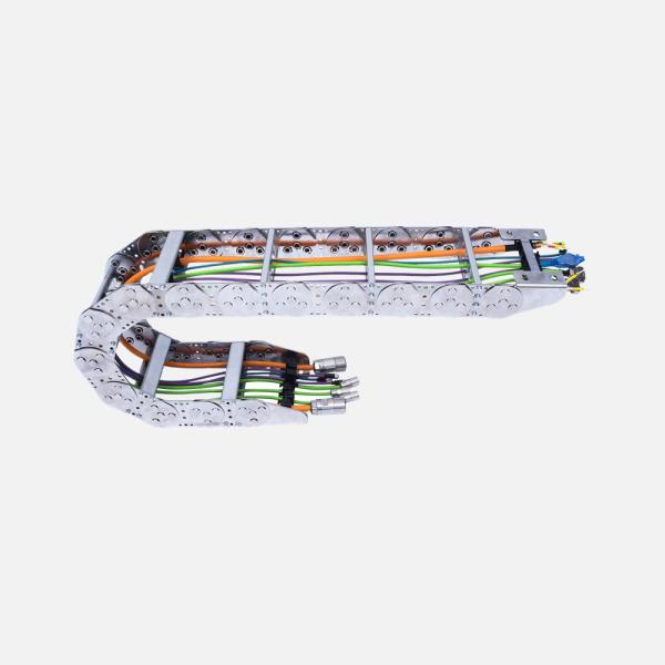 Anti Rust Steel Enclosed Drag Chain Cable Carrier For Heavy Machinery