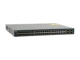 Cisco Catalyst WS-C3560G-48PS-S 48-Port Gigabit PoE Switch 15.0 4X GLC-SX-MM