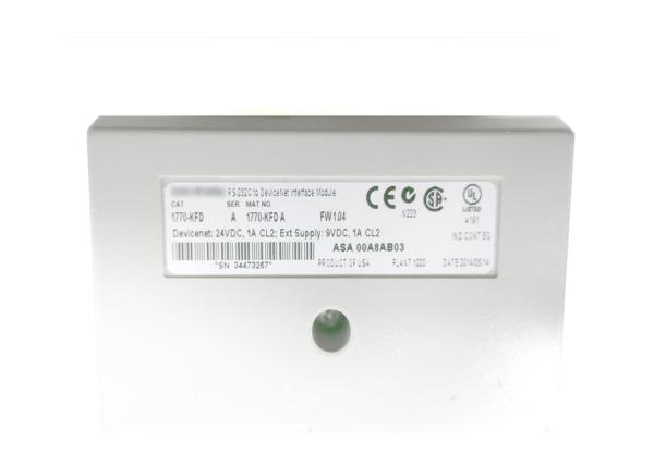 Allen-Bradley 1770-KFD, module d'interface de DeviceNet RS-232, 9,0 volts de tension CC