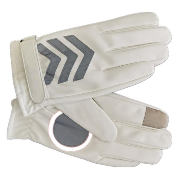 Fleece Waterproof Leather Gloves 100% Wool Winter Protection